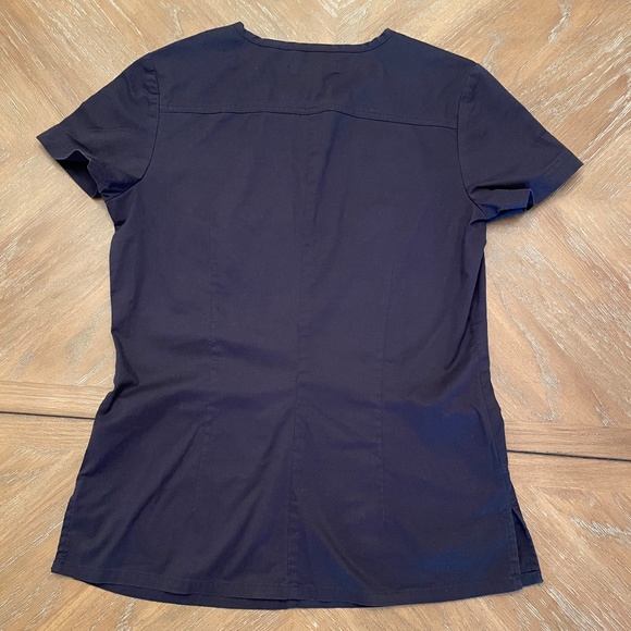 Women's Mackenzie V-Neck Stretch Solid Scrub Top - Picture 2 of 2